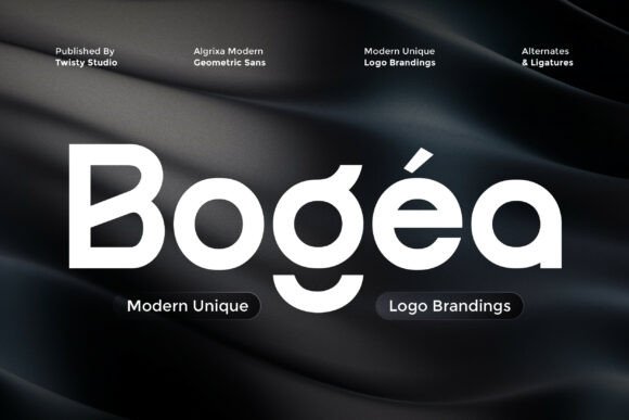Bogea: Modern Geometric Sans for Polished Logo Design