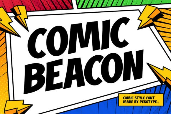 Comic Beacon: A Bold Typeface for Creative Impact