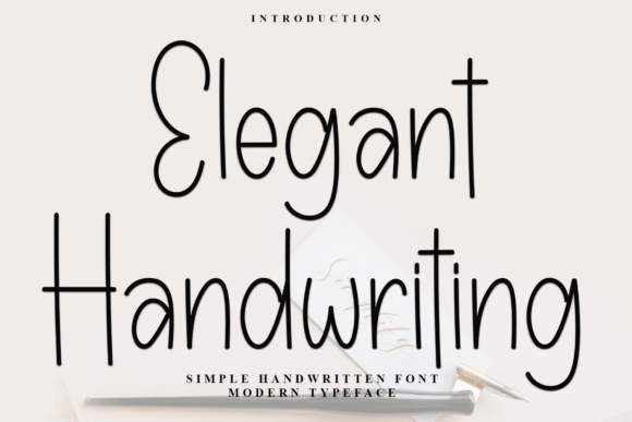 Elegant Handwriting: Your Go-To for Effortless Digital Charm