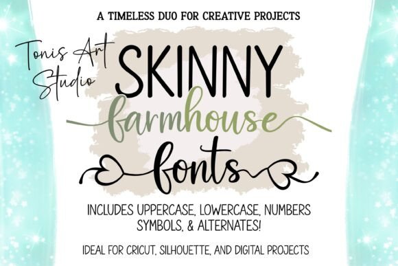 Farmhouse Script & Skinny Farmhouse: A Rustic Font Pairing