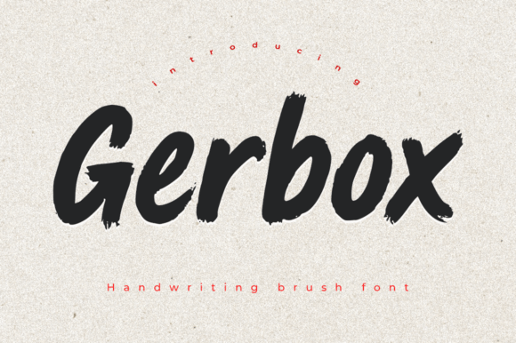 Gerbox: A Brush Font for Modern, Impactful Design