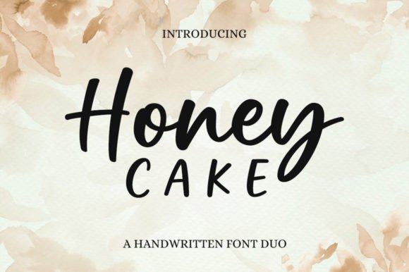 Honey Cake: A Handwritten Font That Feels Like a Warm Embrace