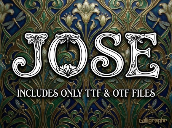 Jose: The Decorative Display Typeface for Unforgettable Design
