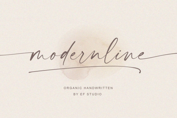 Modernline: The Handwritten Font for Elegant Branding
