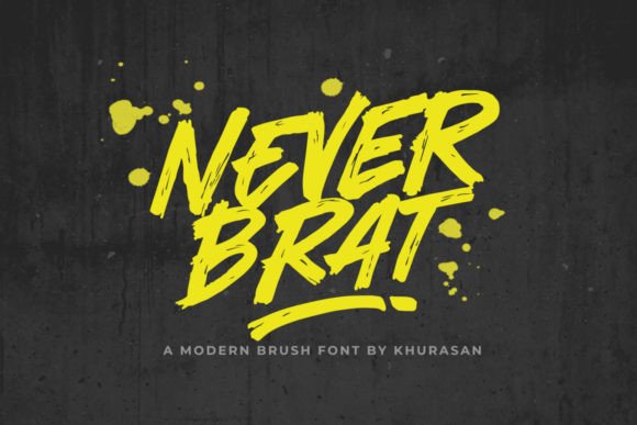 Never Brat: Infusing Modern Typography with Quirky Character