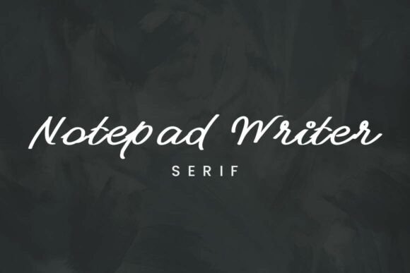 Notepad Writer: The Casual Script for Authentic Design