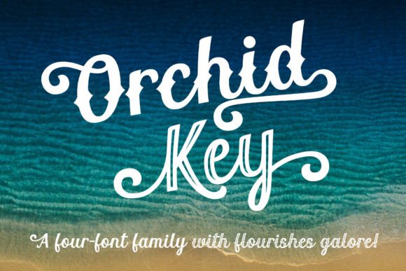 Orchid Key: A Creative Font Family for Modern Design