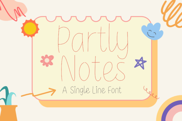 Partly Notes: A Modern Script for Clean Branding