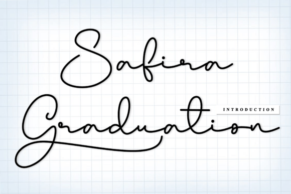 Safira Graduation: The Artisan Script Font for Modern Brands