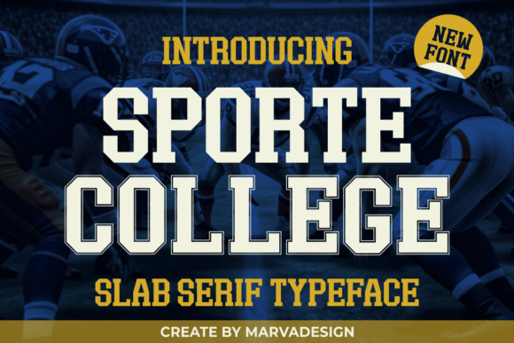 Sporte College: The Bold Typeface for Authentic Branding