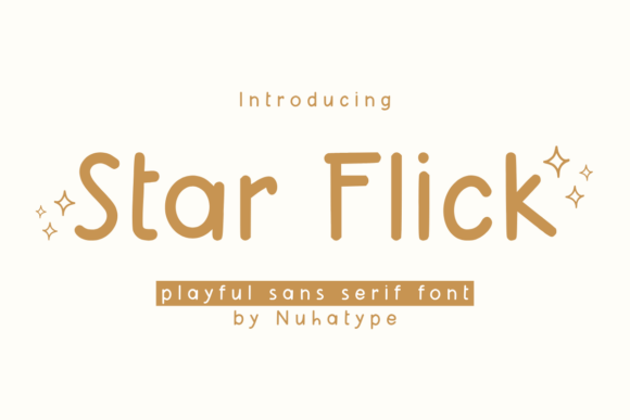 Star Flick: An Elegantly Minimalist Font for Modern Creators