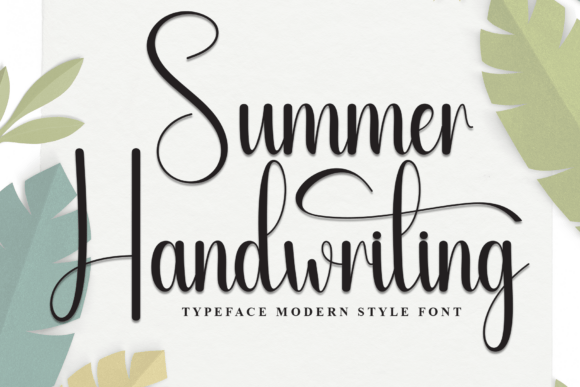Summer Handwriting: A Font That Feels Like a Sunny Day