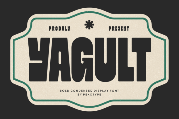 Yagult: A Bold Display Font with Vintage Soul
